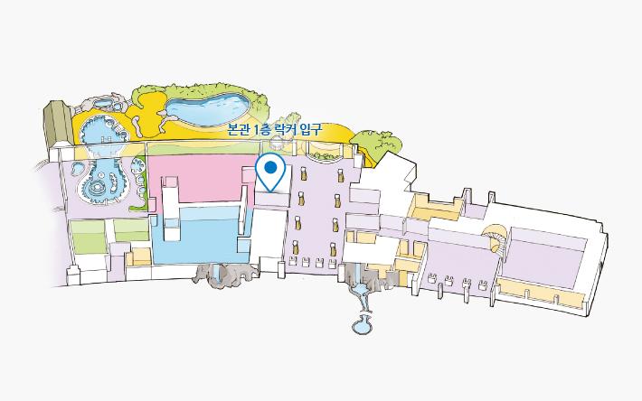 수유실은 본관 1층 손님상담실 옆에 위치해 있습니다.