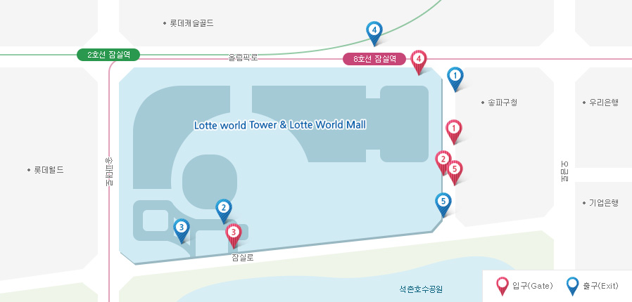 주차장 안내지도 자세한 내용은 아래에 있습니다.