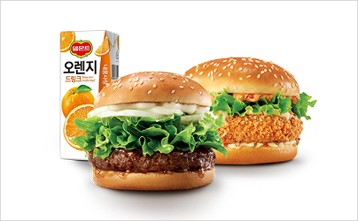 롯데리아 불고기버거 / 새우버거