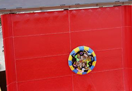 Panoramic view ofGiant Boomerango