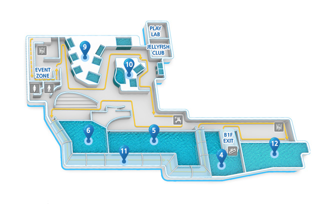 Aquarium B2F map
